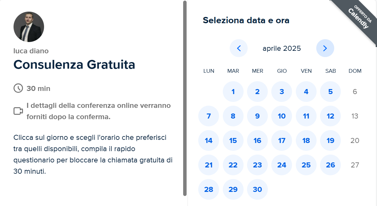 Affiancamento "SFL": (1 Anno)