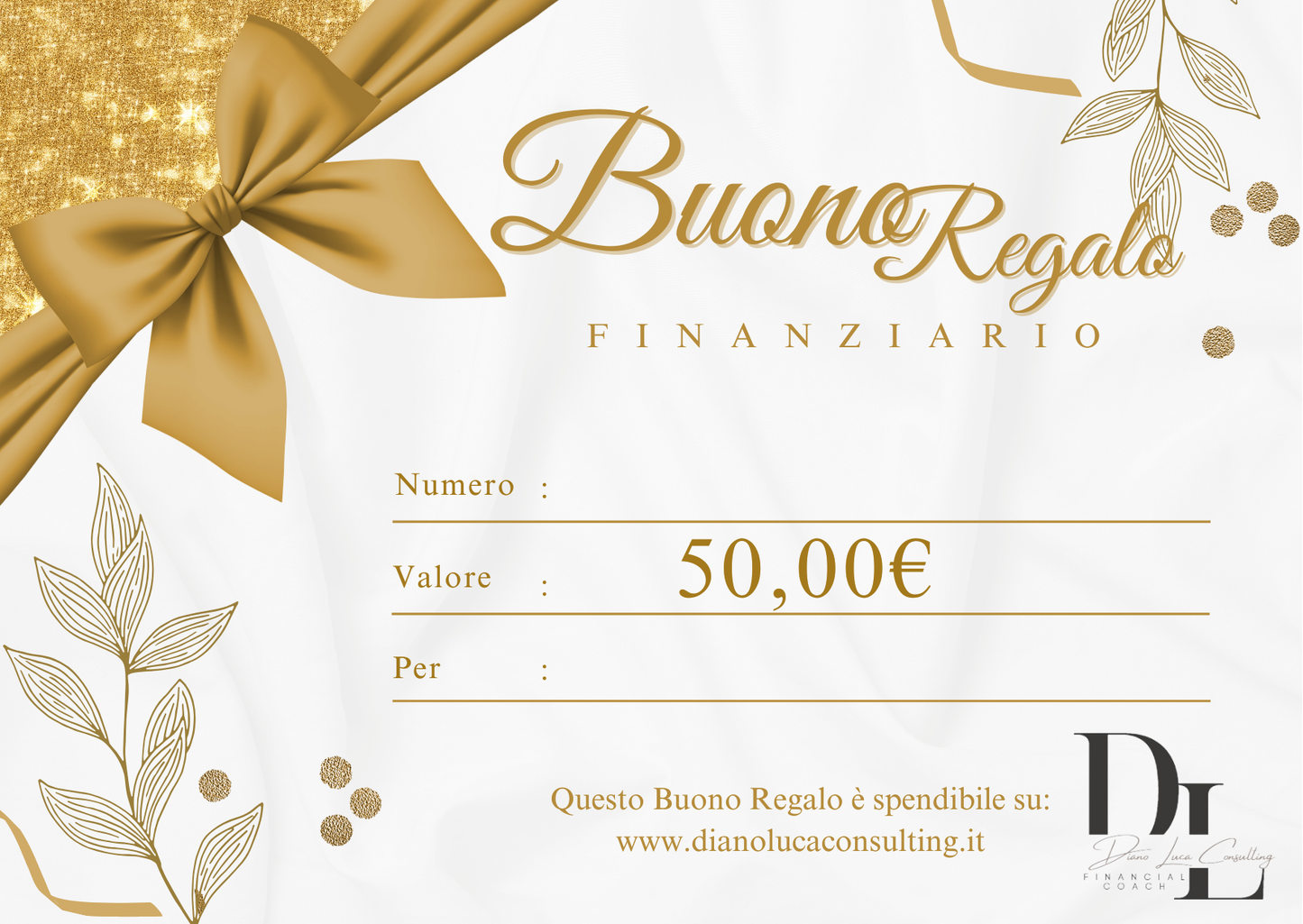 BUONO REGALO FINANZIARIO by Diano Luca Consulting